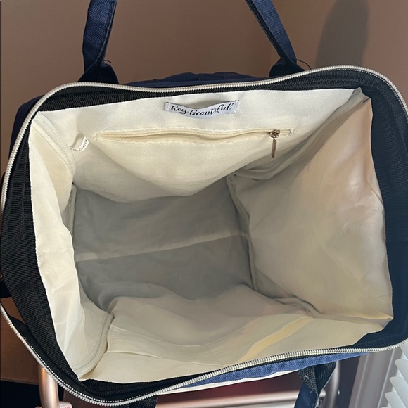 Stylish Red and Blue Women’s Backpack - Picture 2 of 9